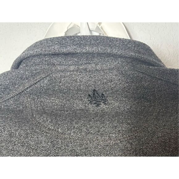 Rainforest Mens Full Zip Button-up Dark Gray Size Medium Jacket/Sweater - Picture 5 of 9